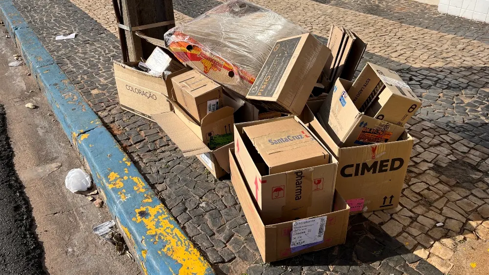 Coleta de resíduos comerciais